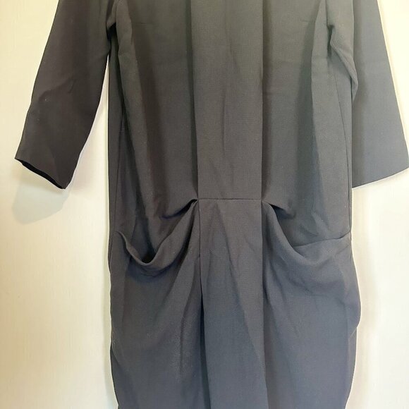 COS Formal Black Dress with Pockets - Size: 4 - Picture 2 of 8